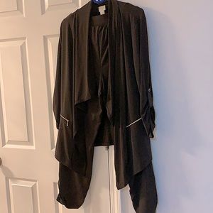 Traveler’s by Chico contemporary knit pants suit